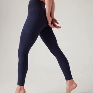 ATHLETA Salutation Stash Pocket II Rib 7/8 Tights Sz 2X